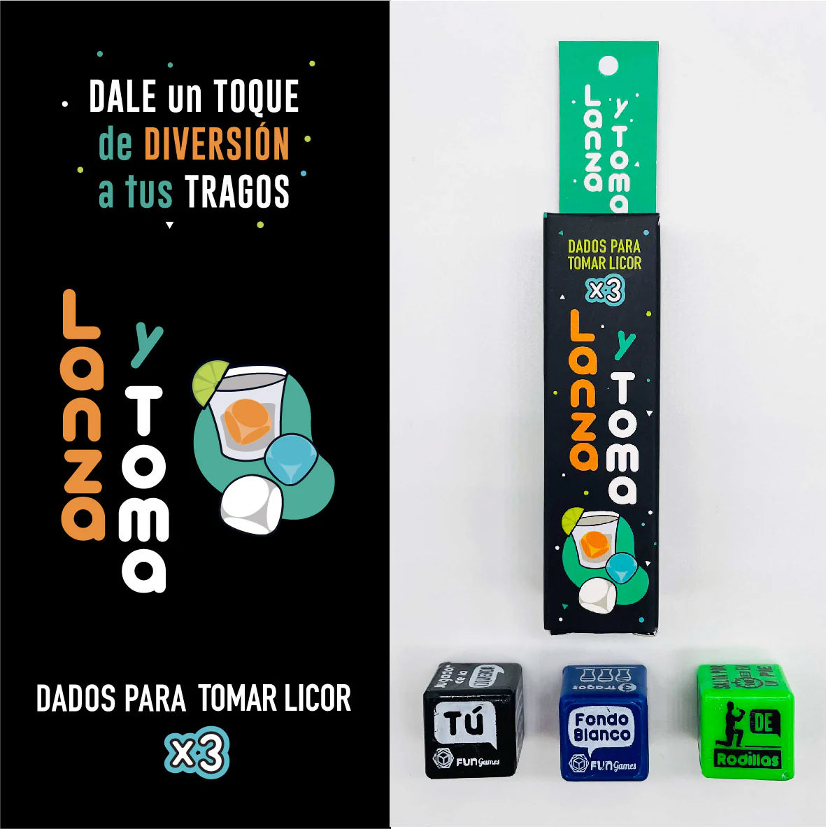 Dados Lanza y Toma