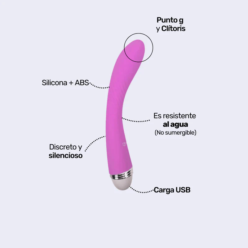Vibrador Recargable 21.8cm