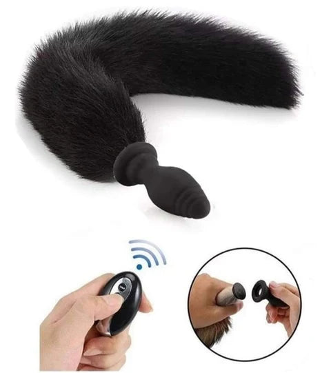 Cola Vibradora Recargable con control