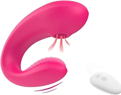 Vibrador y succionador con control