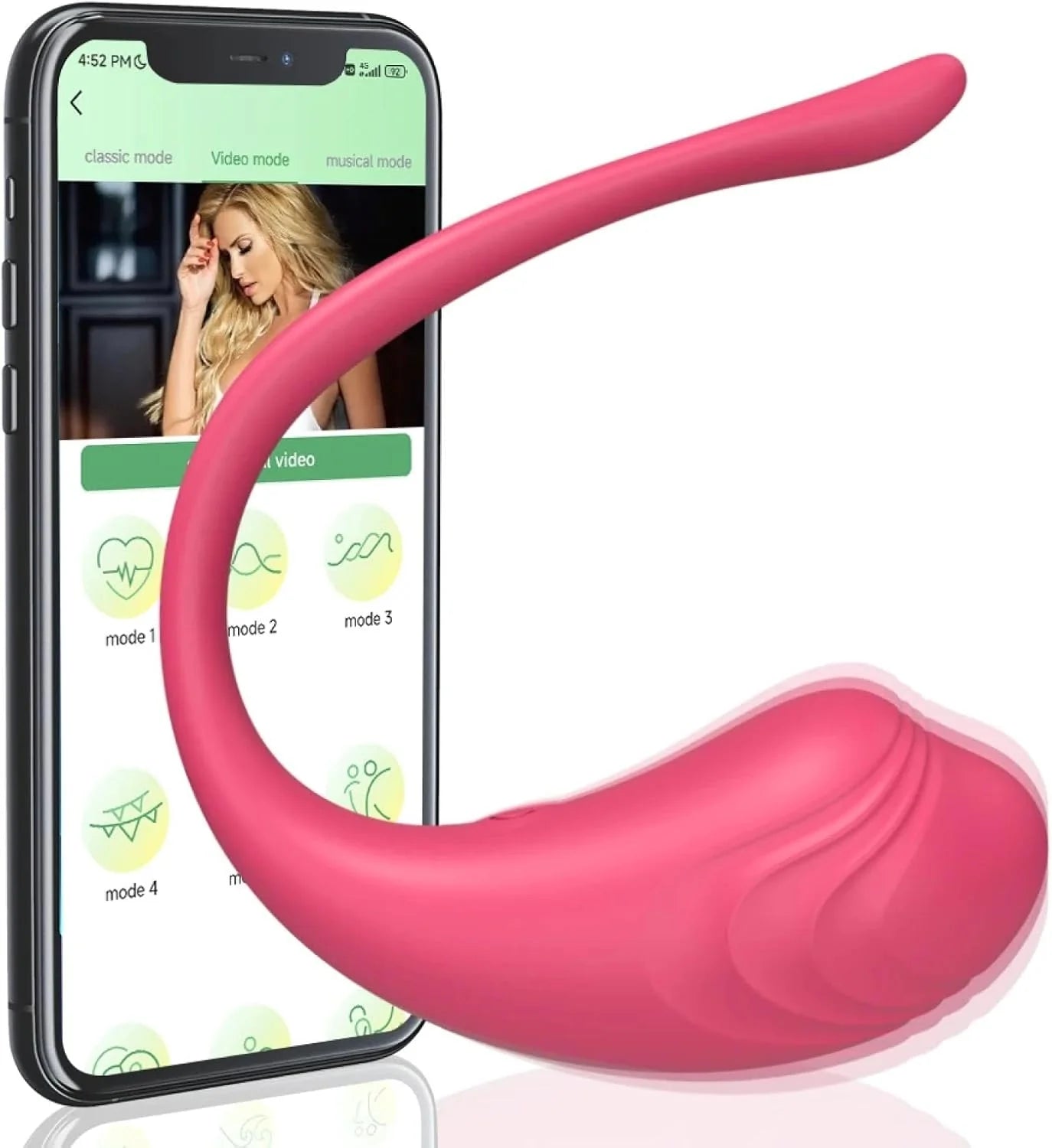 Vibrador con App Recargable