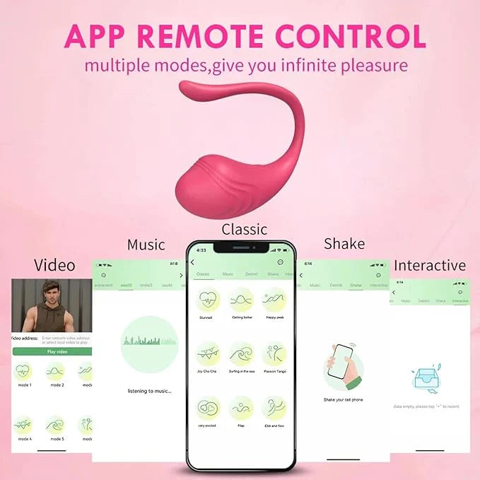 Vibrador con App Recargable