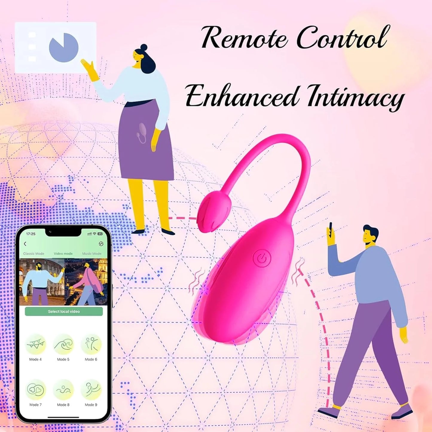 Vibrador APP Recargable