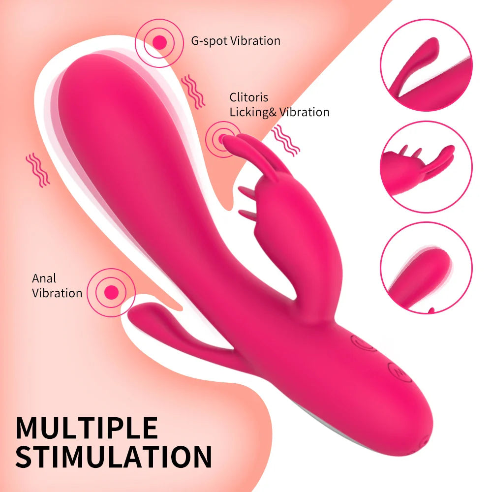 Vibrador Triple Estimulacion