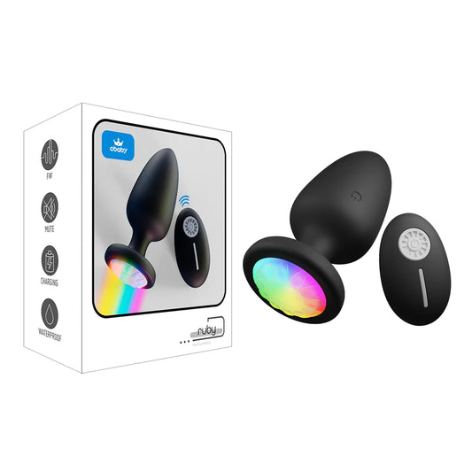 Plug Anal Con Vibracion y Led