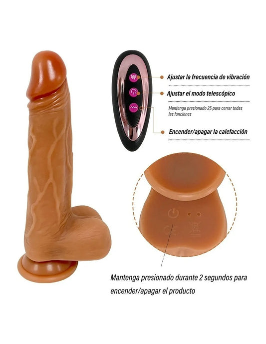 Vibrador 20 cm Recargable