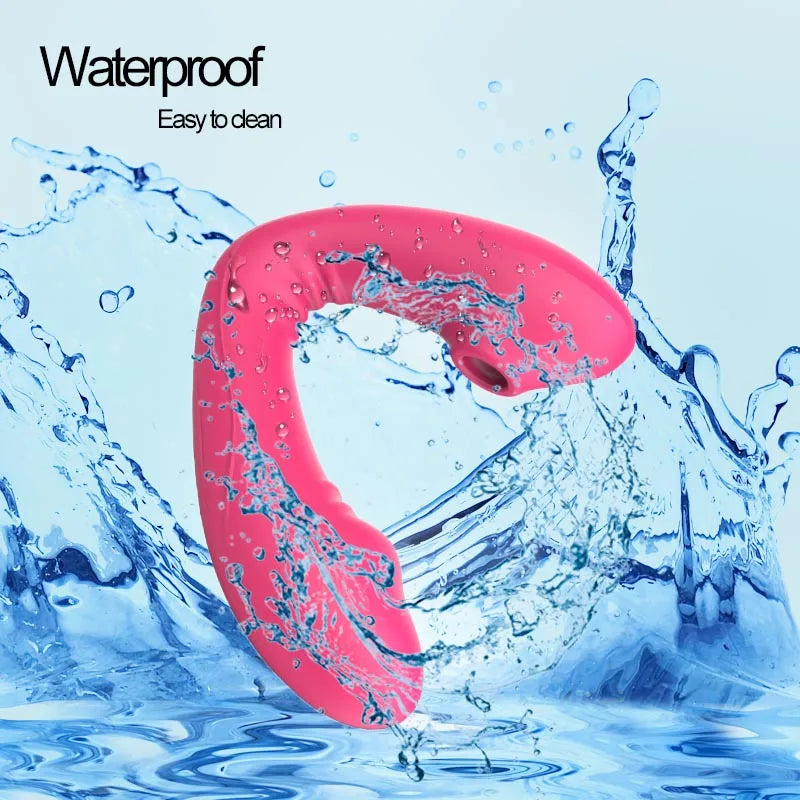 Vibrador y succionador